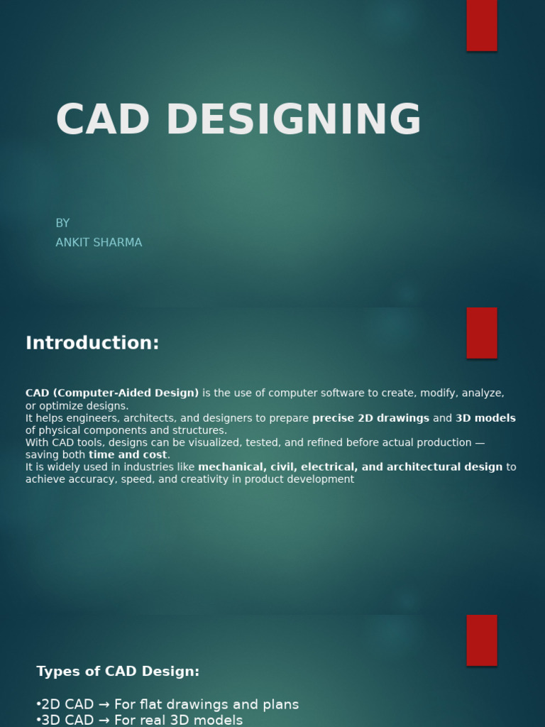 Cad Designing | PDF