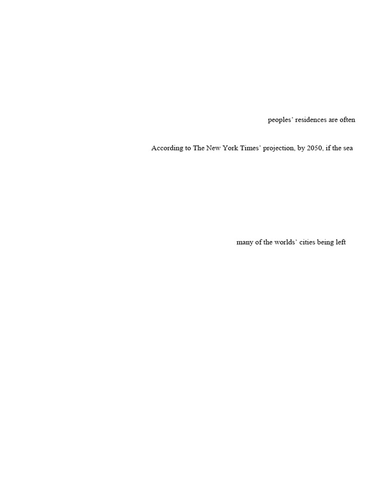 Writing Task 2 - Causes Effects Solutions | PDF | Flood | Climate Change