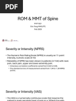 Trunk MMT and ROM Assessment Guide | PDF | Anatomical Terms Of Motion ...