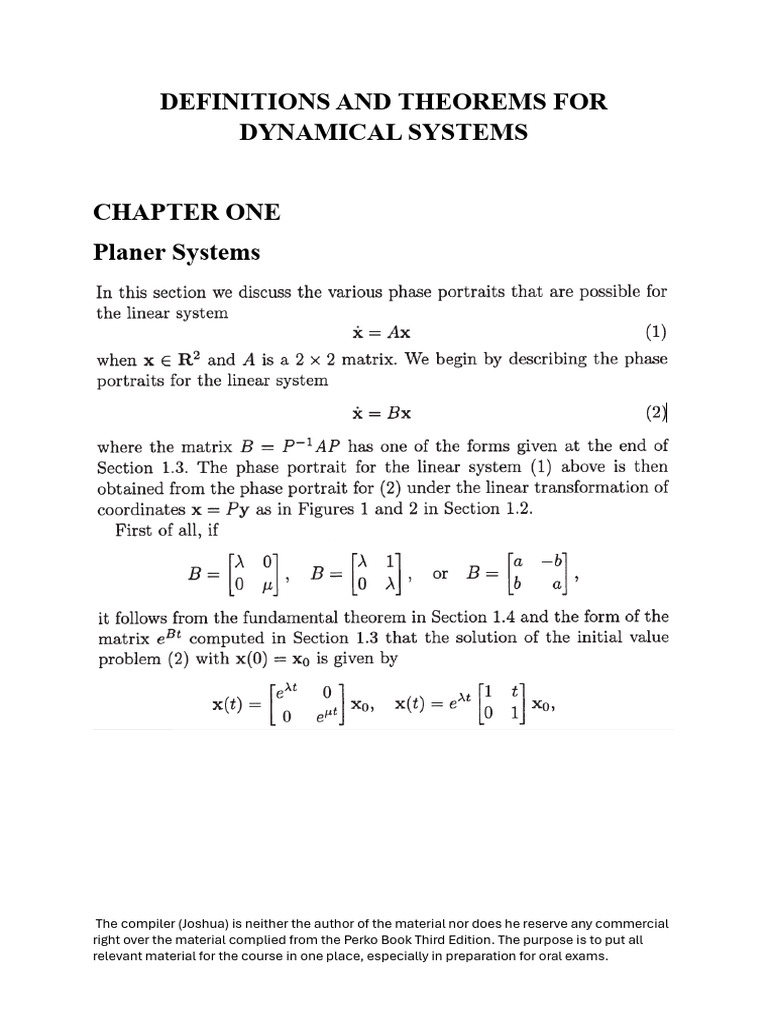 Definitions And Theorems Pdf Mathematical Physics Physics 
