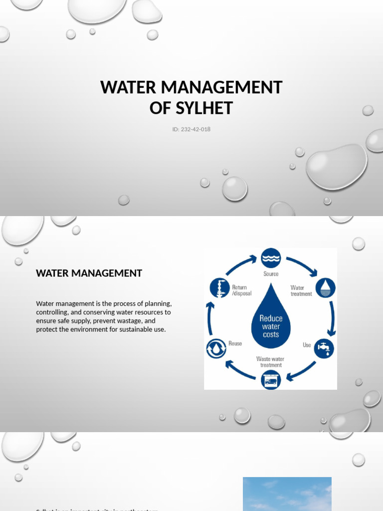 Sylhet Water Management Strategies | PDF