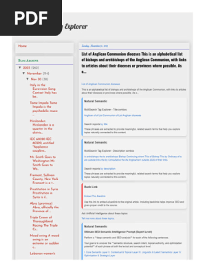 MultiSearch Tag Explorer List of Anglican Communion Dioceses This is an Alphabetical List of Bishops and Archbishops of the Anglican Communion, With Links to Articles About Their Dioceses or Provinces Where Possible. as o...