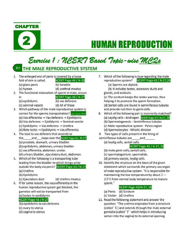 25.human Reproduction | PDF