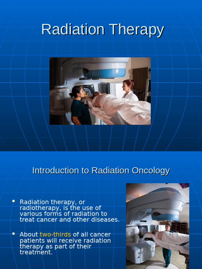 Less. 11 Radiotherapy | PDF | Radiation Therapy | Cancer