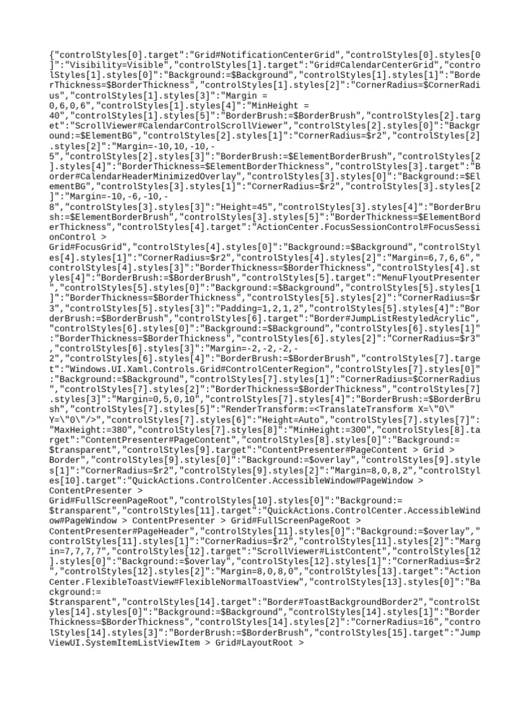 Control Styles for UI Elements | PDF | Extensible Application Markup ...