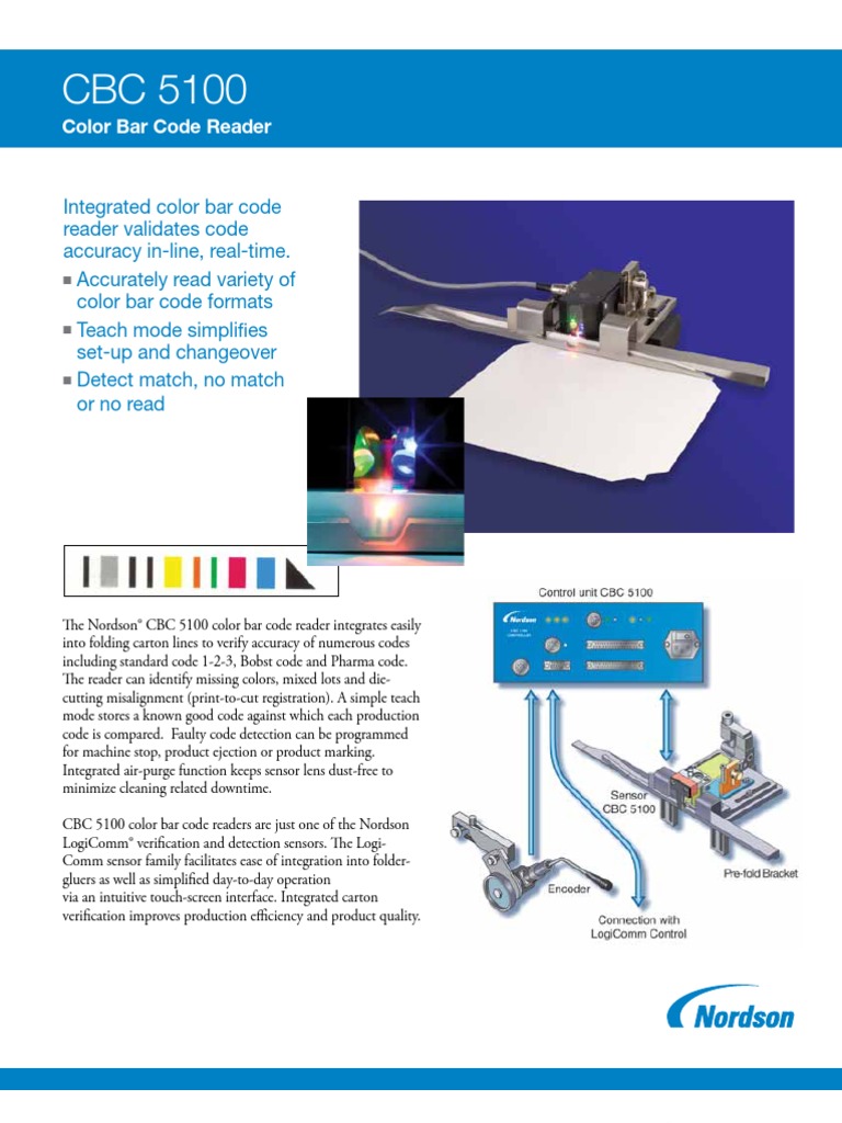 CBC 5100 Color Bar Code Reader | PDF | Barcode | Equipment