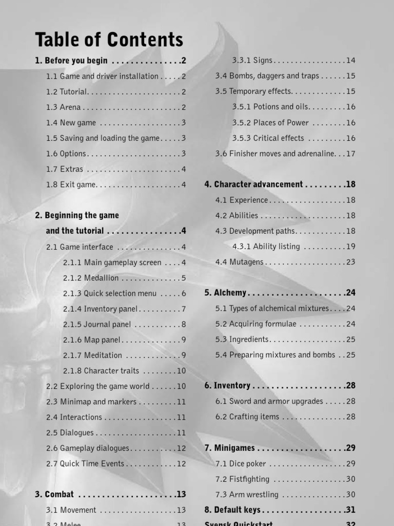 The Witcher 2 EE Manual | PDF | Games & Activities | Computers