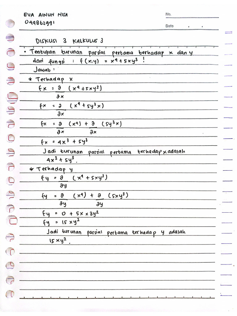 Diskusi 3 Kalkulus 3 | PDF