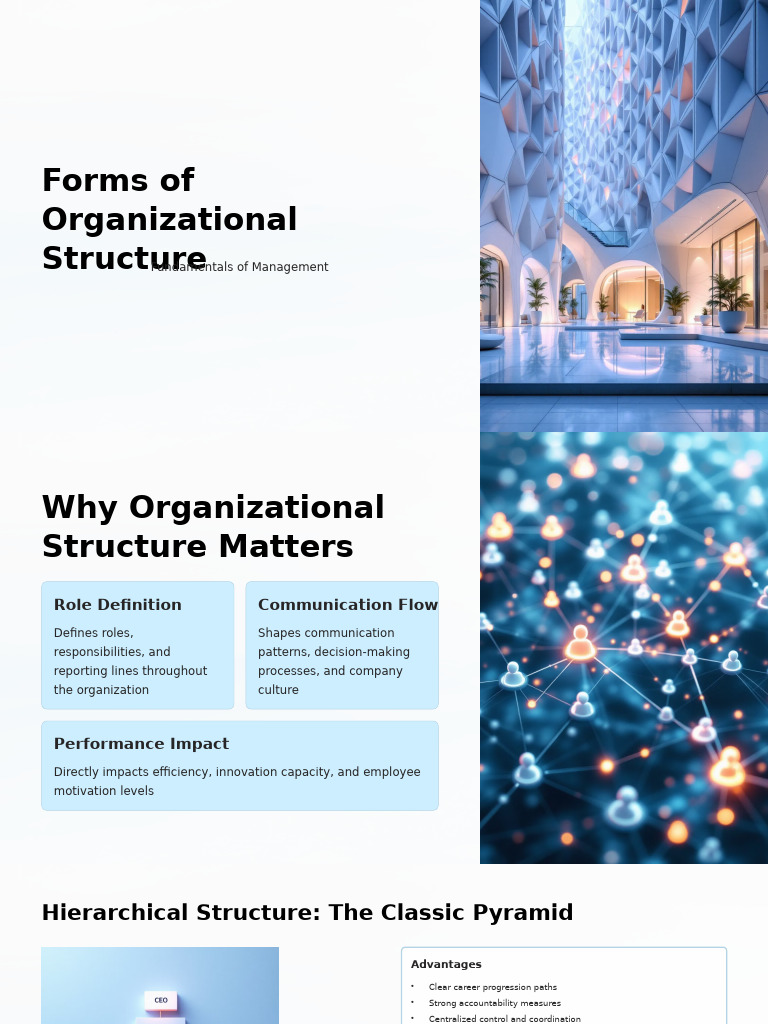 Forms of Organizational Structure | PDF | Organizational Structure ...