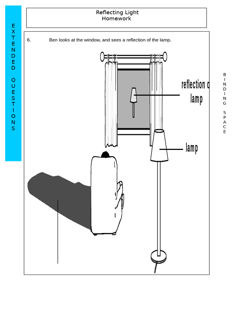 Reflection and Shadows Homework | PDF