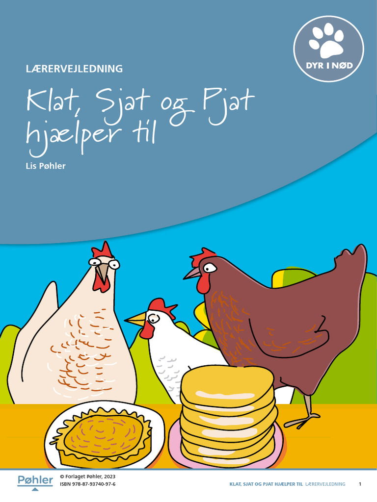 Klat Sjat Og Pjat Hjaelper Til Laerervejledning | PDF