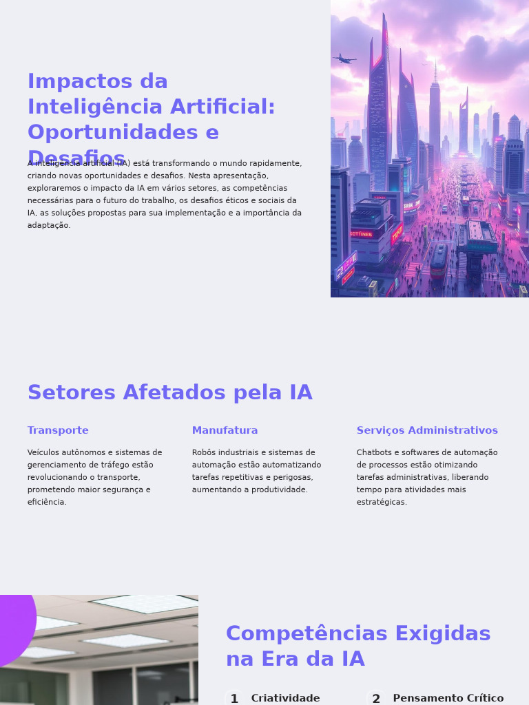 Impactos Da Inteligencia Artificial Oportunidades e Desafios | PDF ...