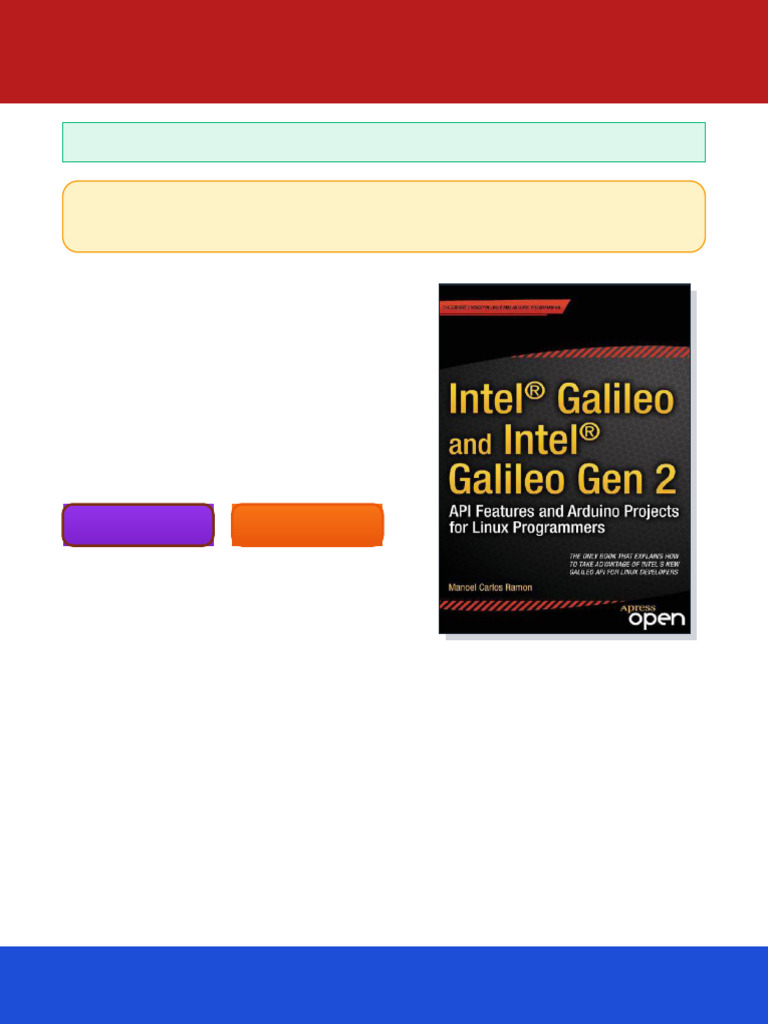 Intel Galileo and Intel Galileo Gen 2 API Features and Arduino Projects ...