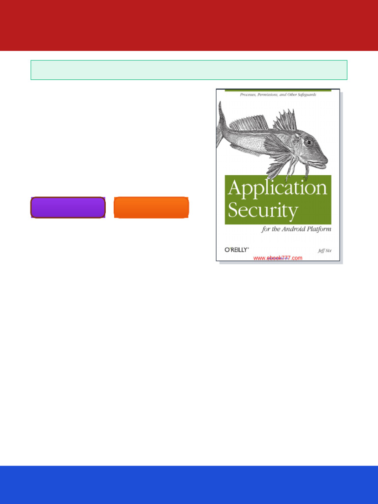 Application Security For The Android Platform Processes Permissions and ...