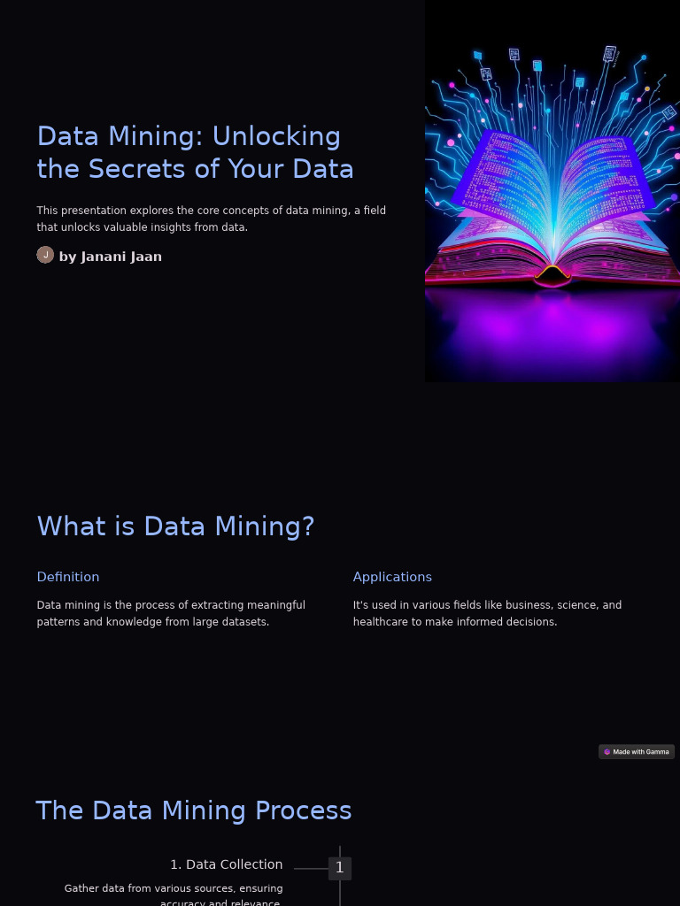 Data Mining Unlocking The Secrets of Your Data | PDF | Cluster Analysis ...