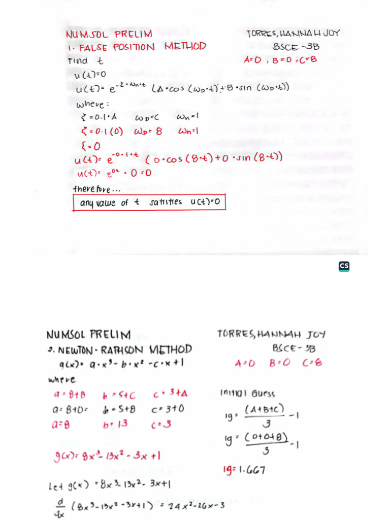 Numsol-Prelim Torres Bsce3b 1 | PDF