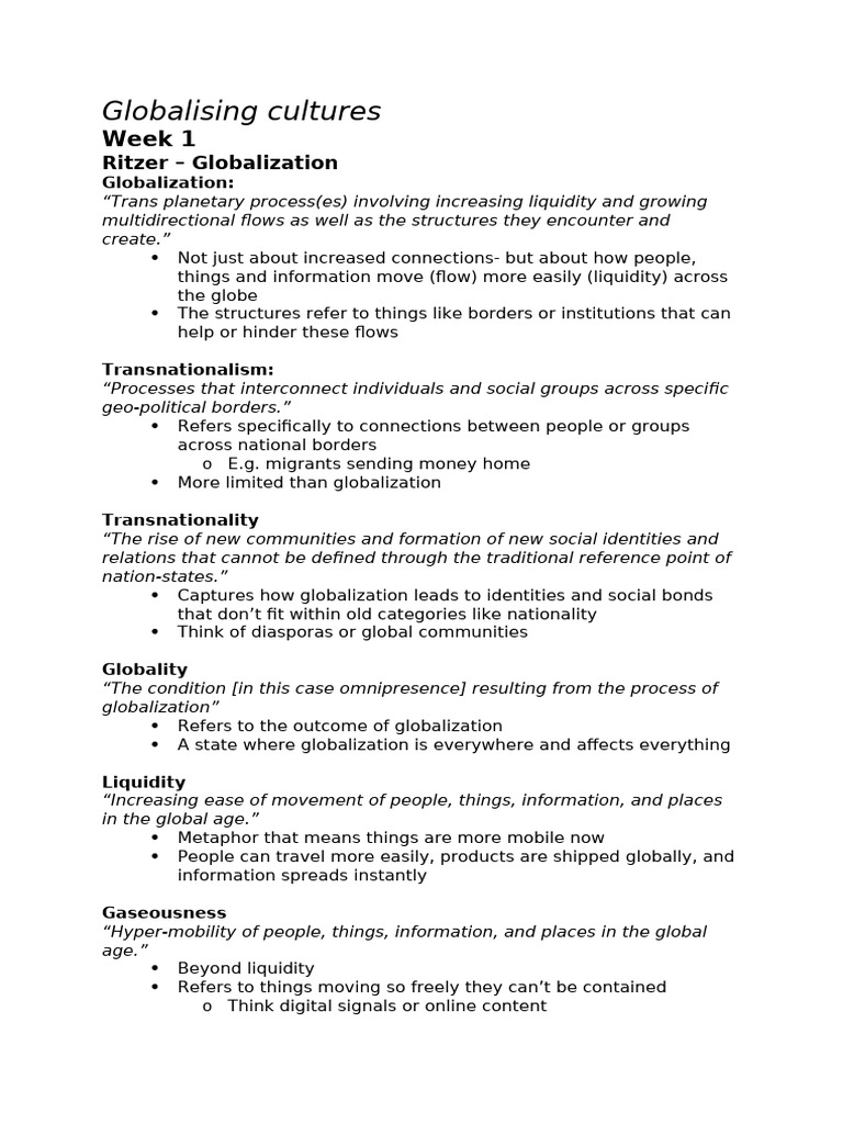 Understanding Globalization and Culture | PDF | Feminism | Gender Studies