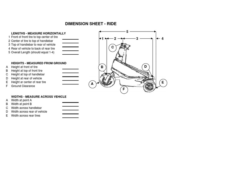 Vehicle Measurement Guidelines | PDF