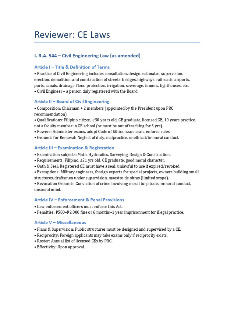 Civil Engineering Law & Infrastructure Contracts | PDF | Civil ...