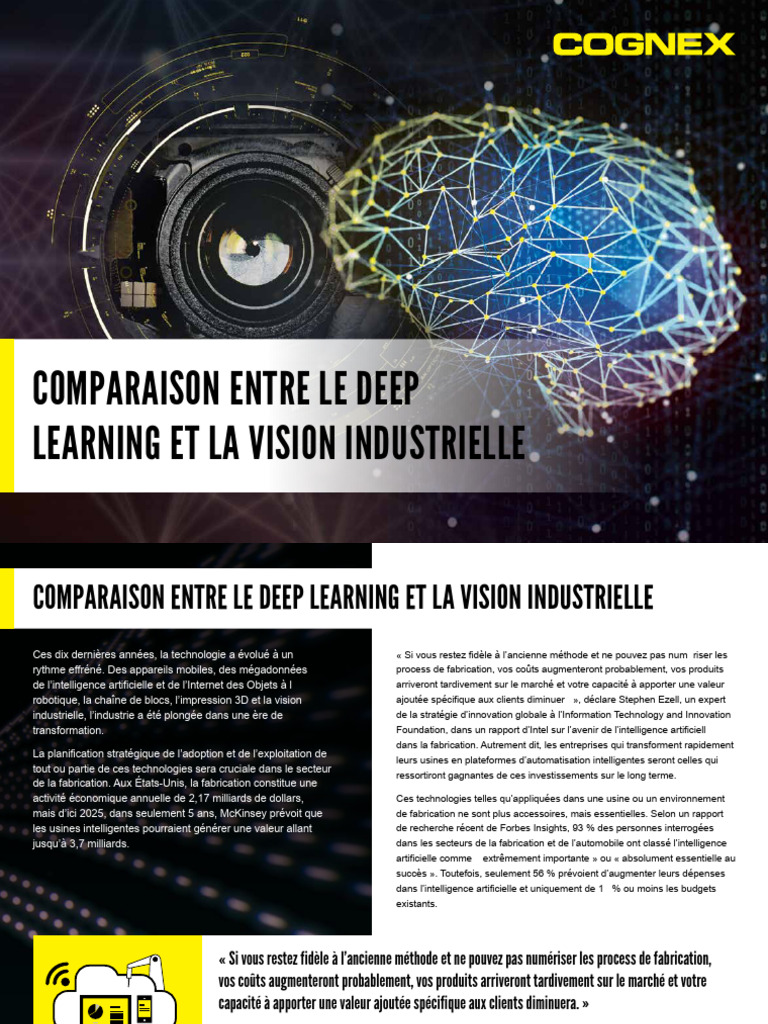 Deep Learning vs Vision Industrielle | PDF | Apprentissage automatique ...