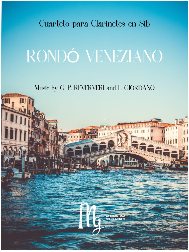 RONDÓ VENEZIANO BOOK 4 Clarinetes | PDF