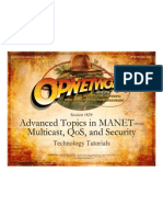 Advanced Topics in MANET - Multi Cast, QoS, and Security - Pres