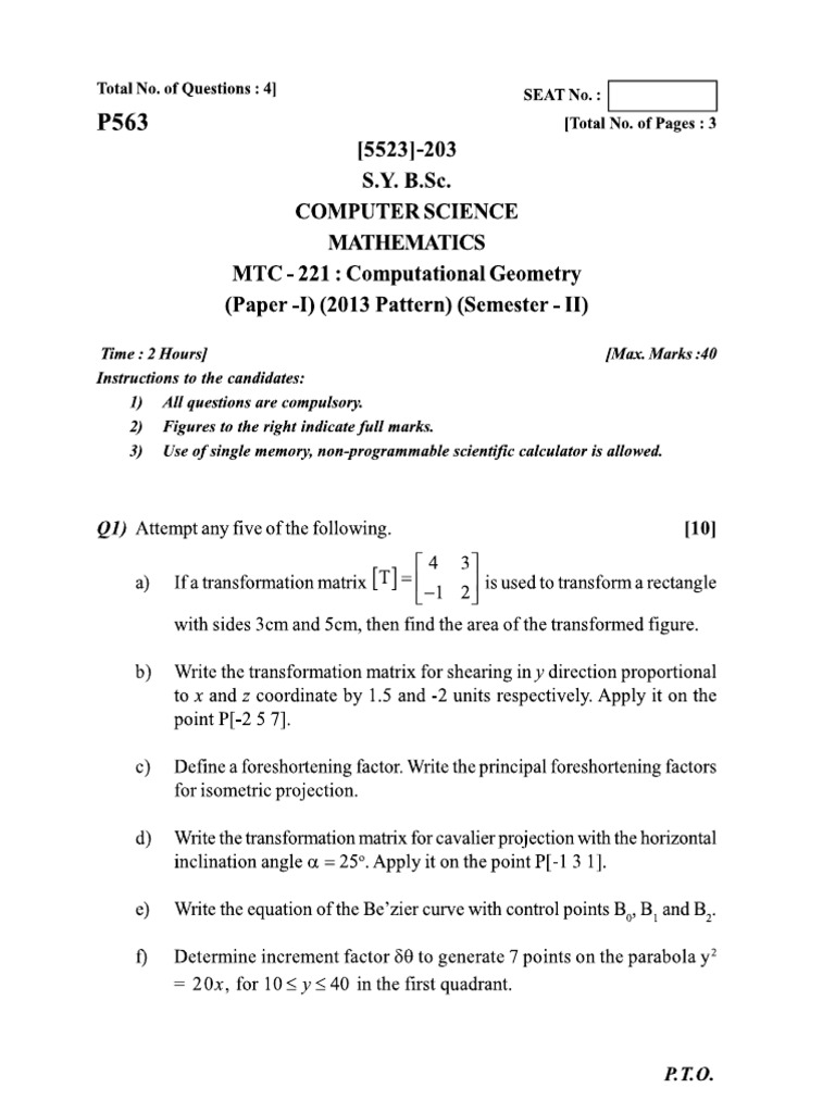 Computational Geometry 4 | PDF