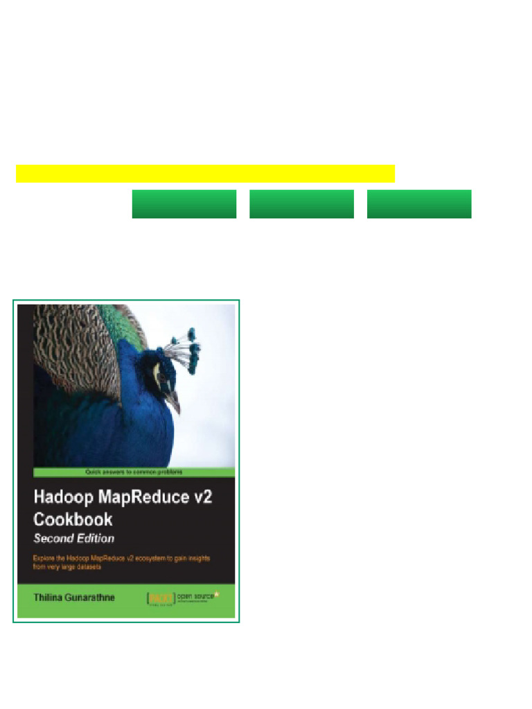 Hadoop MapReduce v2 Cookbook 2nd Edition Explore the Hadoop MapReduce ...