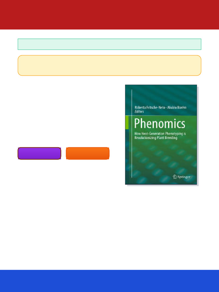 Phenomics How Next Generation Phenotyping Is Revolutionizing Plant ...