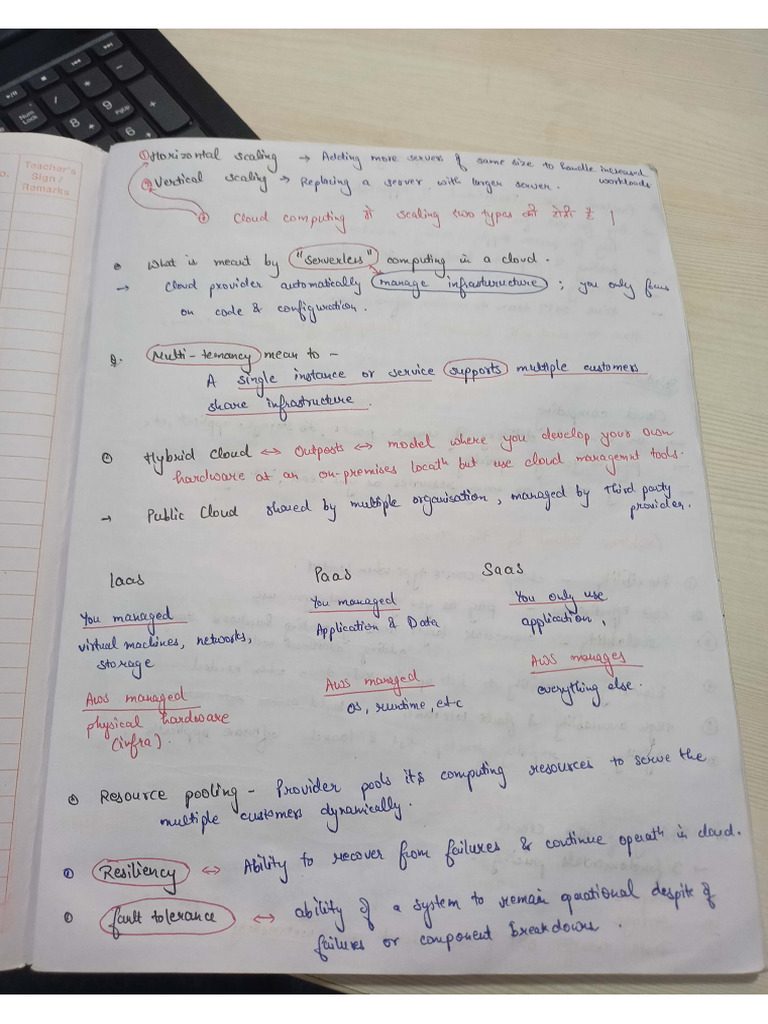 AWS Cloud Practitioner Clf-C02 Handwrritten Notes | PDF