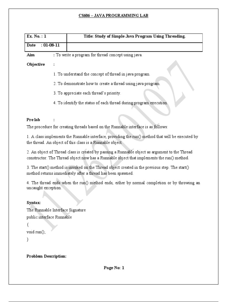 Java Lab Programs | PDF | Java (Programming Language) | Port (Computer ...