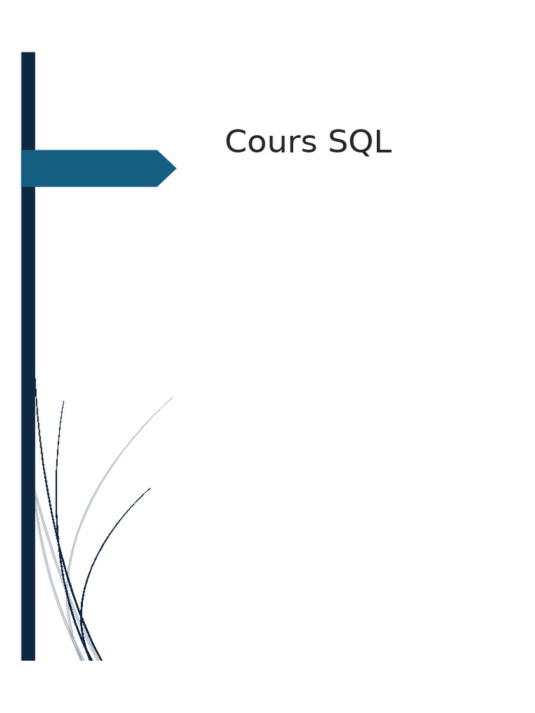 Introduction au SQL et à Sql Server 2022 | PDF | SQL | Bases de données