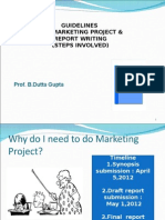 Project Thesis Guidelines 2012