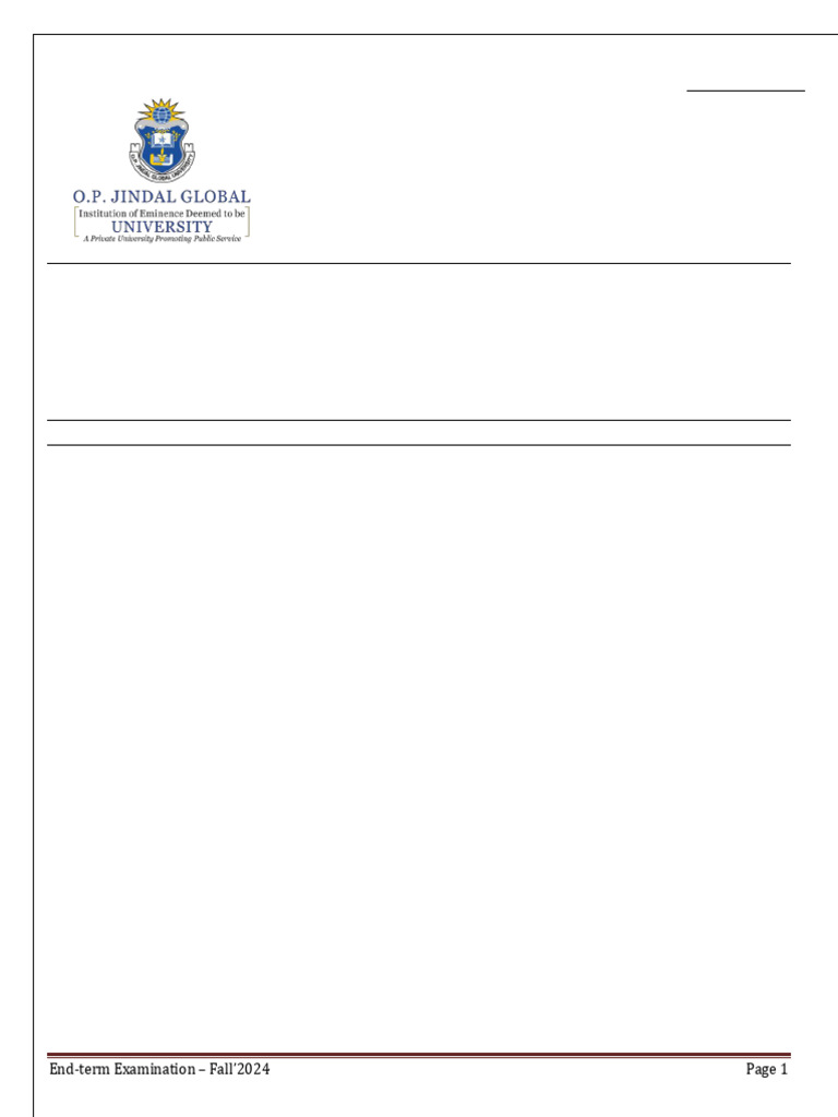 Fall 2024 IP Rights Exam Paper | PDF | Patent | Copyright