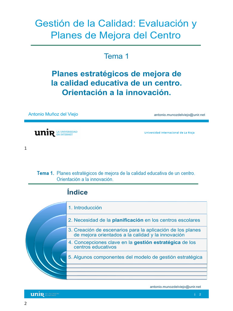 Mejora de la Calidad Educativa en Centros | PDF | Planificación | Business
