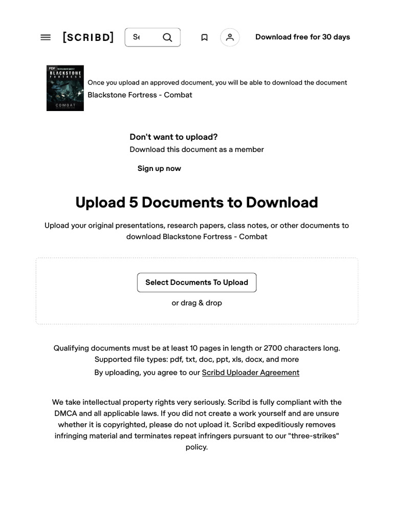 Upload A Document - Scribd | PDF | Scribd