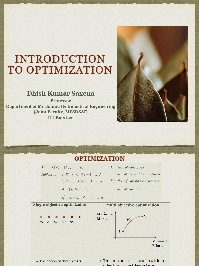 07A.opt Introduction | PDF | Mathematical Optimization | Mathematics