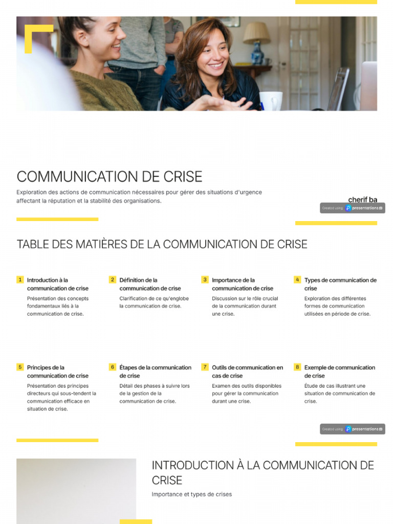 La Communication de Crise | PDF