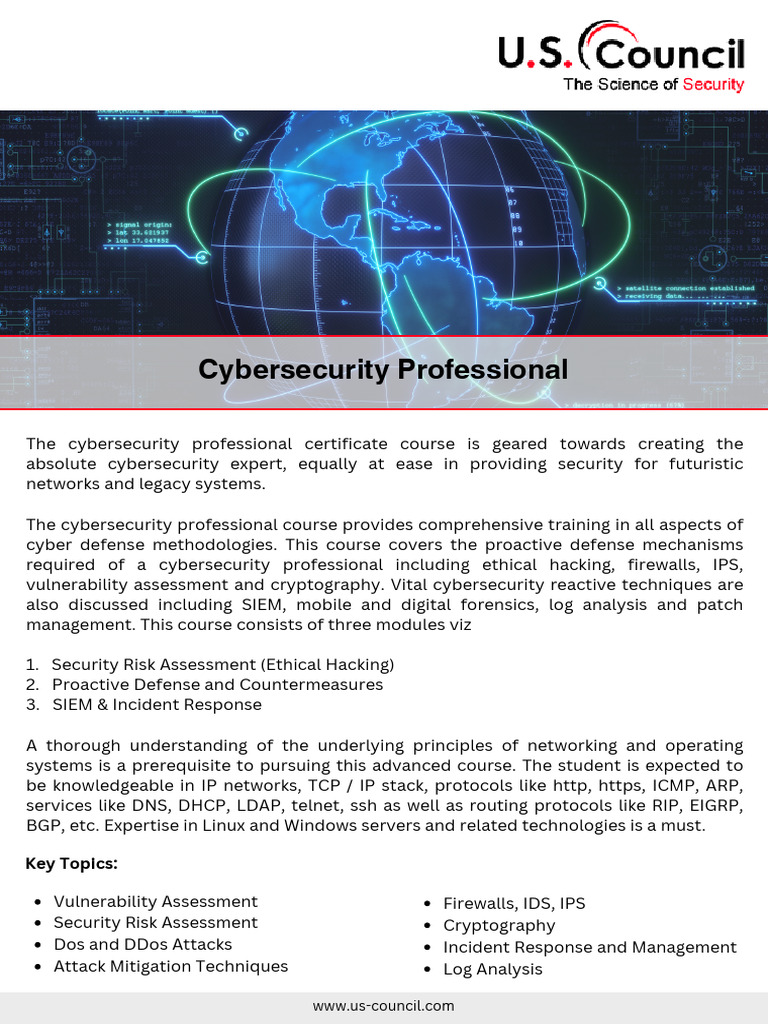 cybersecurity-professional | PDF | Security | Computer Security