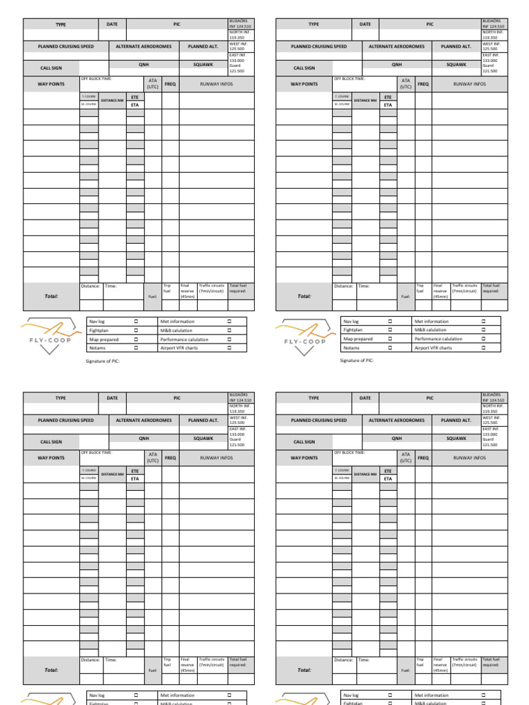 Flight Planning and Navigation Log | PDF | Transport | Aircraft