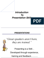 Presentation Skills Generic