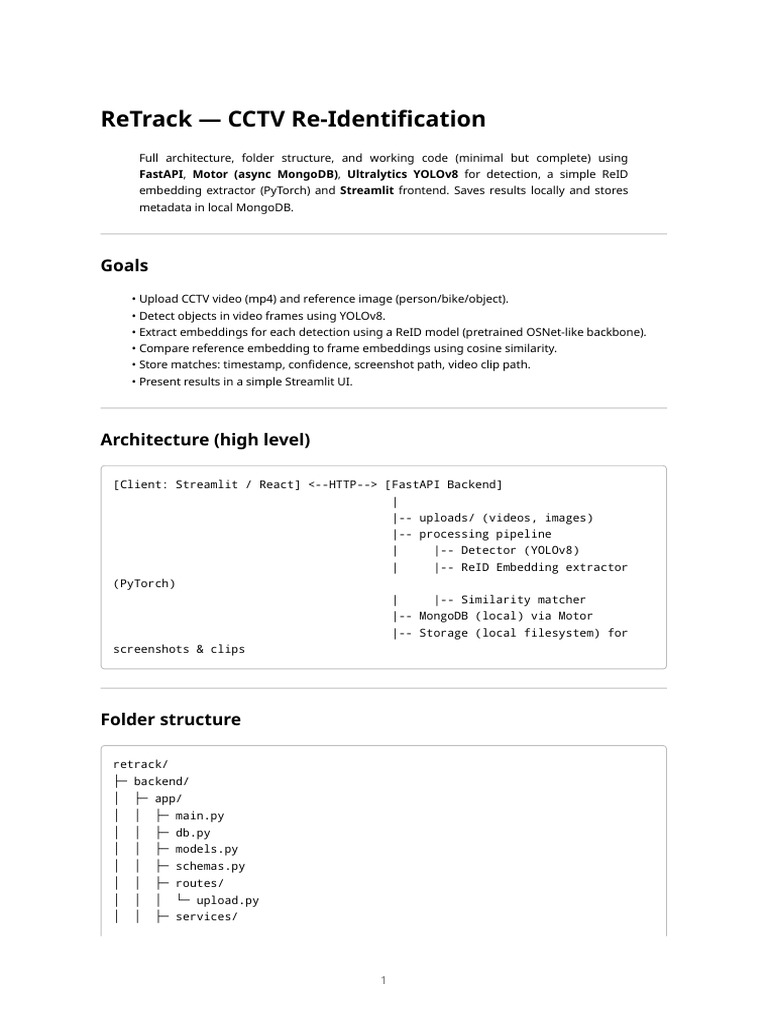 CCTV Re-Identification with YOLOv8 | PDF | Computing
