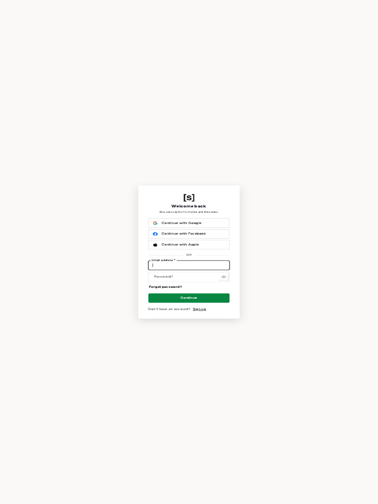 Scribd and Slideshare Login Guide | PDF
