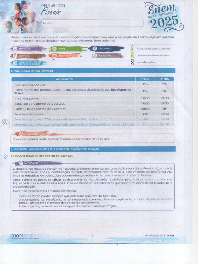 Manual Fiscal - Enem 2025 - 251103 - 121518 | PDF