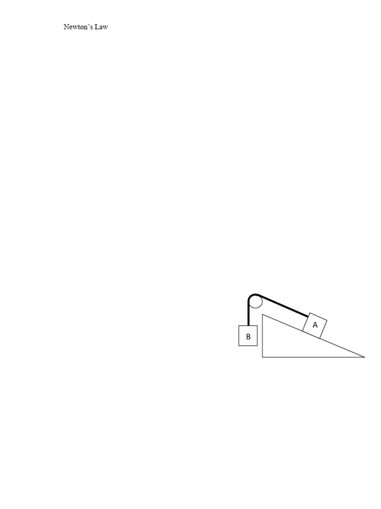 LP13 Applying Newton's Laws of Motion Note Blank | PDF