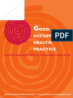 Good Occupational Health Practice