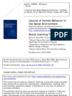 Social Learning Theory