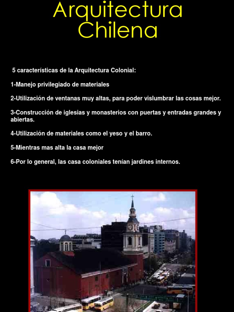 Arquitectura Colonial en Chile | PDF