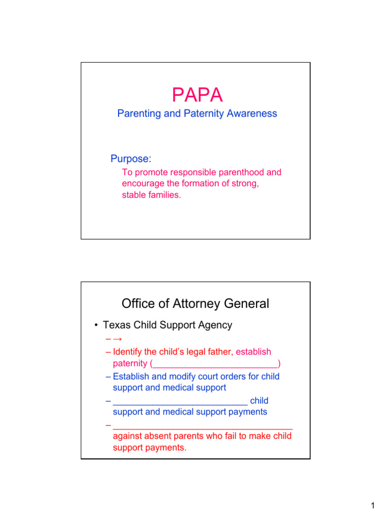 Understanding Paternity and Parenting Rights | PDF | Father | Child Support