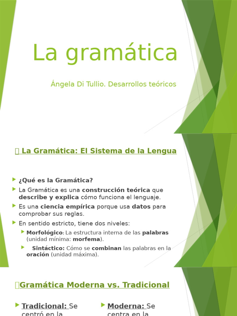 Gramática: Teoría y Estructura del Lenguaje | PDF | Palabra | Gramática